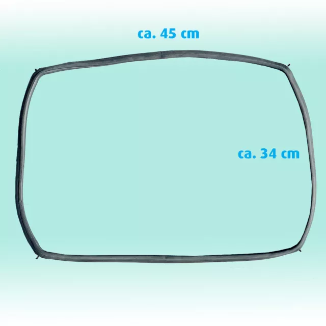 Türdichtung für Herd Backofen Bosch Siemens Neff wie 00754066 754066 mit 4 Haken