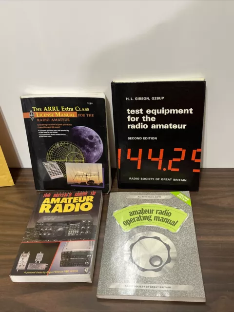 Radio Books Lot: Amateur Radio Operating Manual, HAM Radio License Manual +