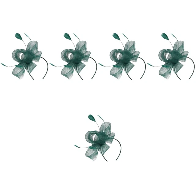 5x Fasce Cappello Tea Party Donna Fascinator Cappello Accessorio Capelli