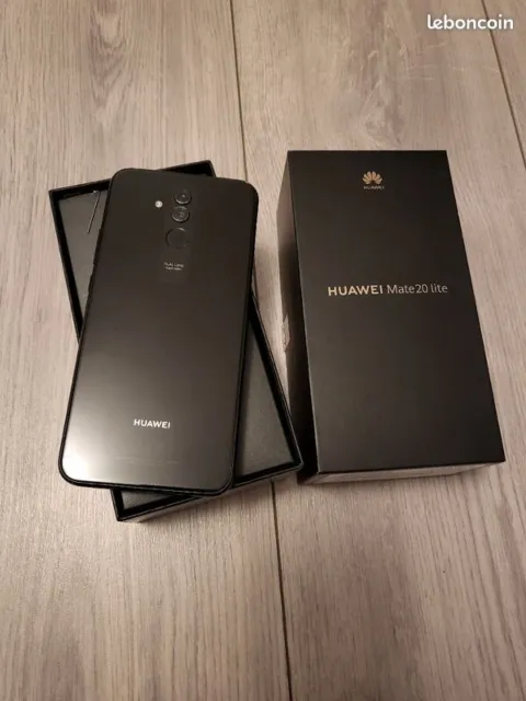 Huawei Mate 20 lite SNE-LX3 - 64 Go - Noir (Désimlocké) (Double SIM)