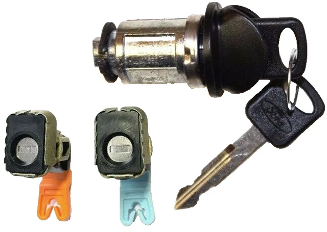 Ford F150 1996-2009 OEM Door Lock Cylinder & 2 Ford Logo Keys - Foto 10