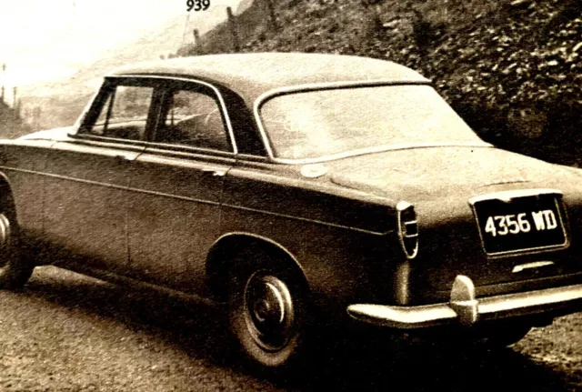 ROVER 3-Litre Automatic -1961 - Original Autocar Road Test + Advert