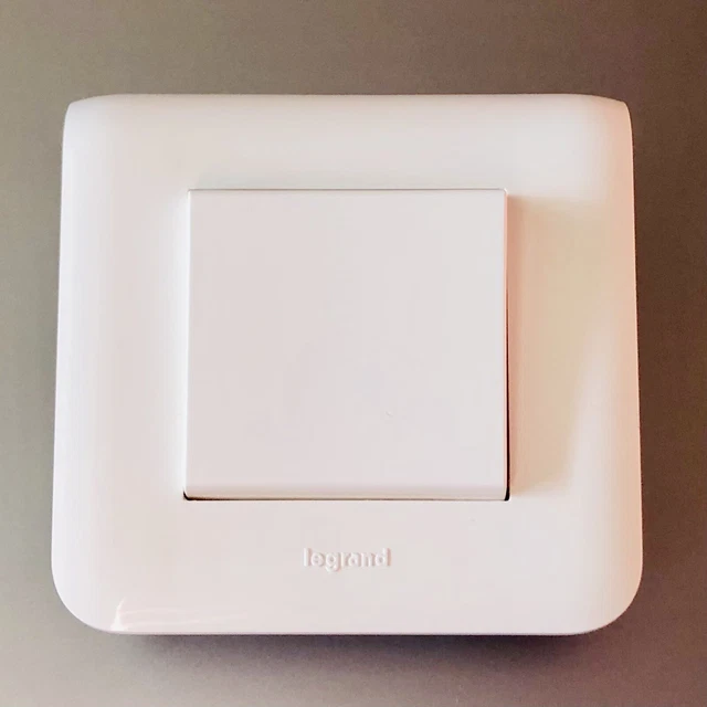 Legrand 278001L - Mosaic interrupteur Va-et-Vient 1 module Blanc - Lusion