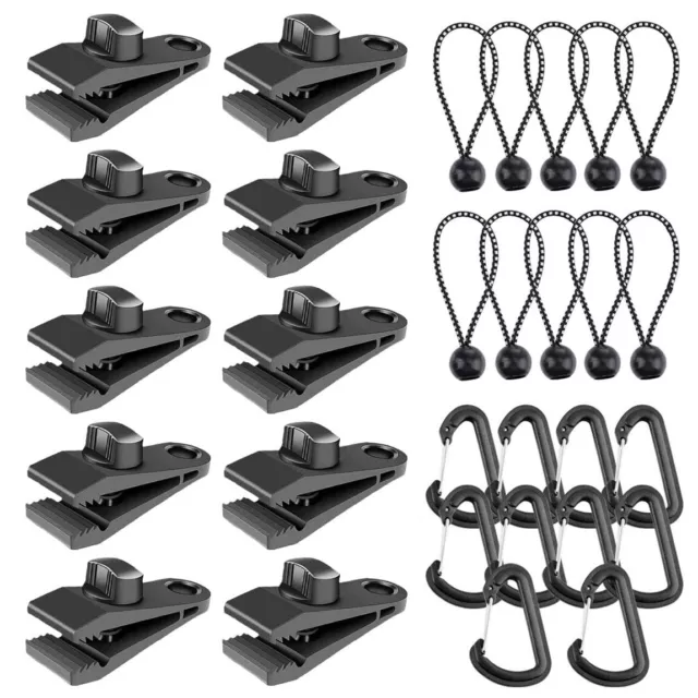 30 Stück Plane Clips Planenhalter Befestigungsclip Planen-Klemmen Zelte Clip DHL