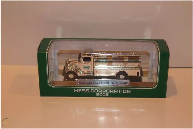 2006 Hess Chrome Mini "First Hess Truck, NYSE Special Edition Not Sold To Public