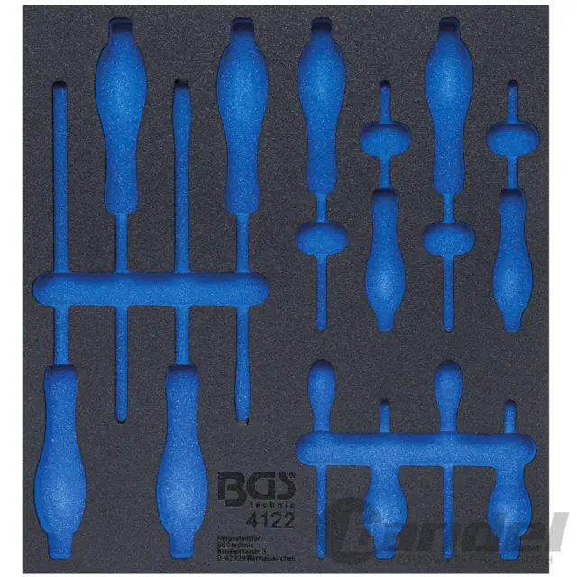9781 Depósito de espuma juego de alicates KNIPEX Set 2, 3 piezas