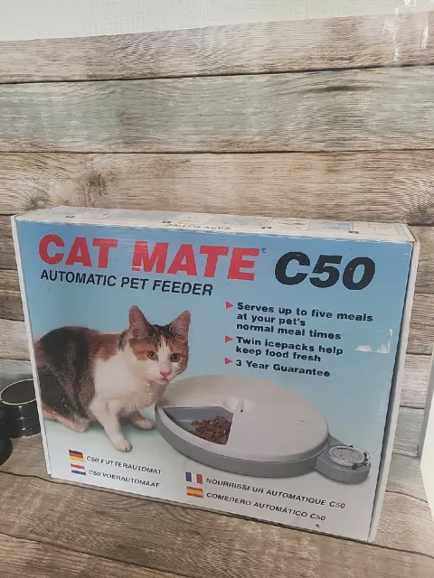 CAT MATE C50, Alimentatore automatico per animali domestici con impacchi di ghiaccio