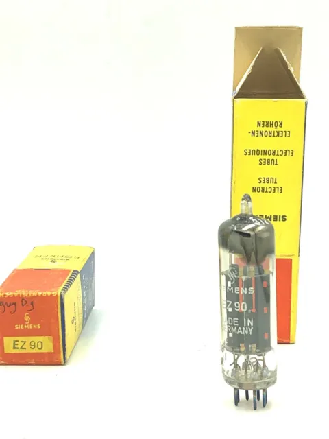 EZ90 6X4 6BX4, Siemens label, Vacuum Tube lampe Rohre Valve Lampa. NOS, NIB. X1