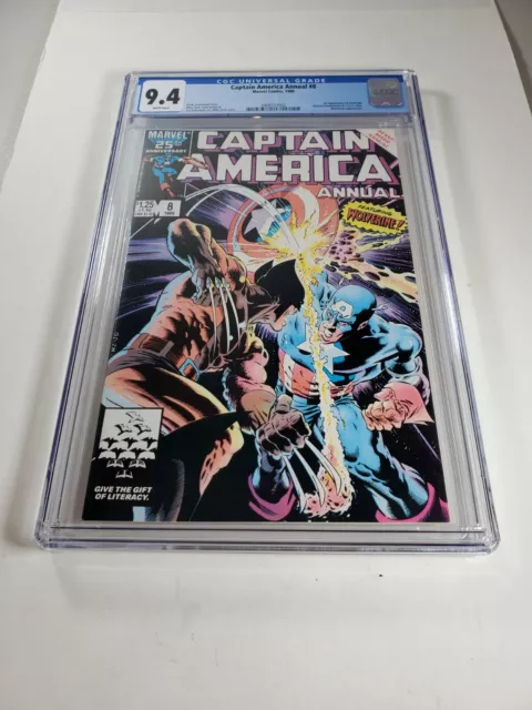 Captain America Vol. 1 Annual (1986) #8 CGC 9.4 Marvel Comics