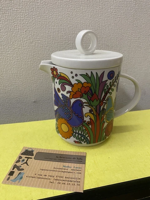 VILLEROY et BOCH ACAPULCO RARE ANCIEN PICHET POT A LAIT ou ANCIENNE CARAFE A EAU