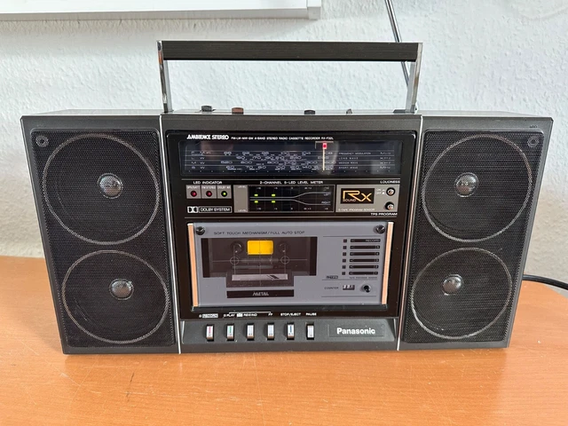 PANASONIC RX-DT707 CD / Jack Écouteurs/Cassette/Radio Boombox De Japon Usé F/S EUR 197,20 - FR