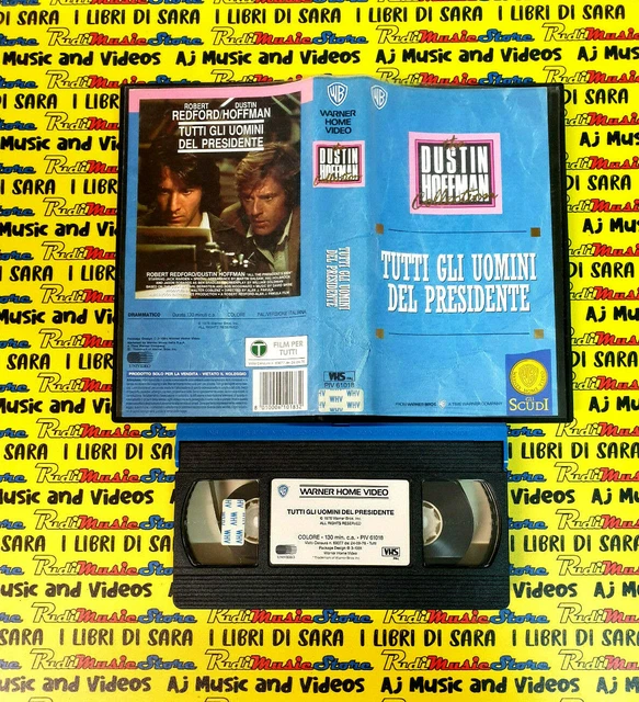 VHS FILM TUTTI GLI UOMINI DEL PRESIDENTE 1991 Hoffaman WARNER 61018