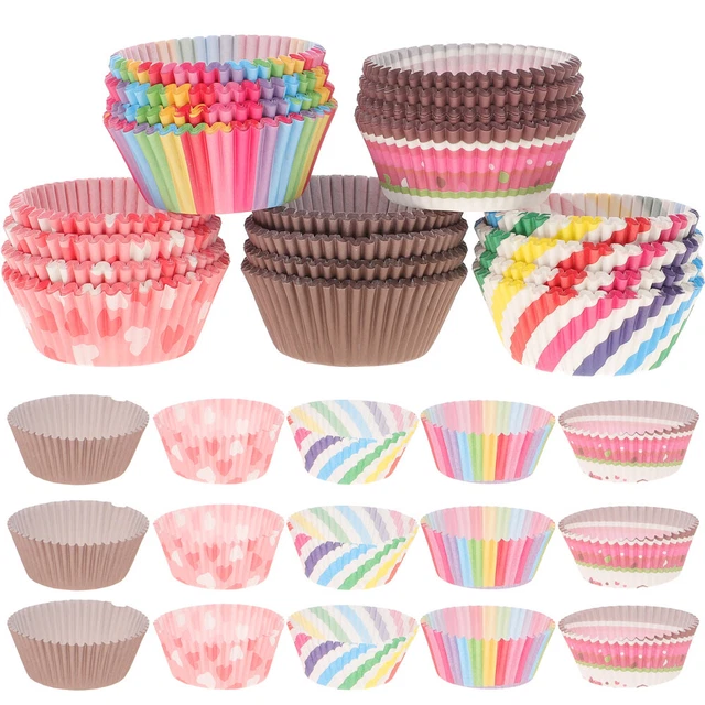 500 pz pavimento per torta forme cupcake per tulipani tazza di cartone muffin