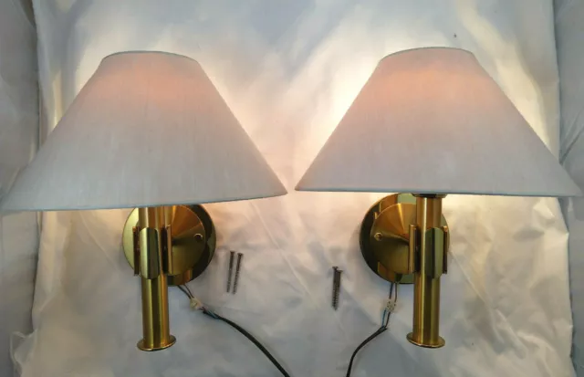 2x B&M Leuchten Wandlampe 2794 Hollywood Regency -Stil vintage ca. 80er Jahre