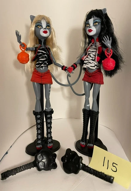 Mattel - Monster High Werecat Twins Sisters - Meowlody and Pursephone