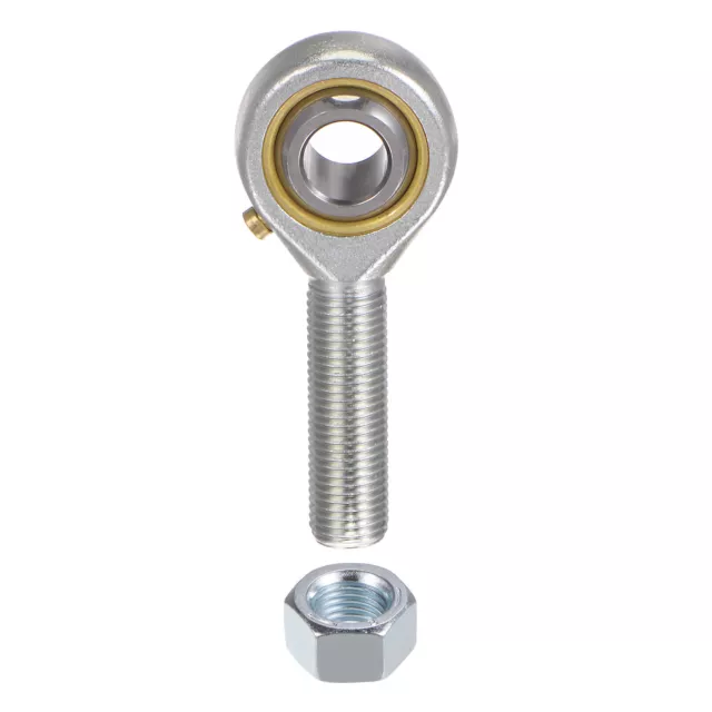 POSB6 Male Rod End 3/8" Bore and 3/8-24 Left Hand Thread,Includes Jam Nut