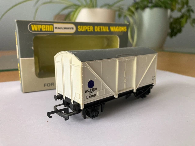 OO GAUGE WRENN Blue Spot Fish Van model railway wagon £12.99 - PicClick UK