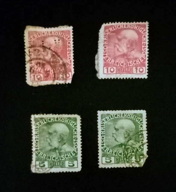 Stamps Australia Scott 5..10..Used.1908 Fran CISCVS Joseph Hbd  .. I ..