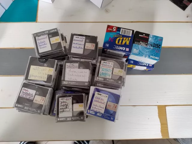 100x Minidisc MD EMTEC