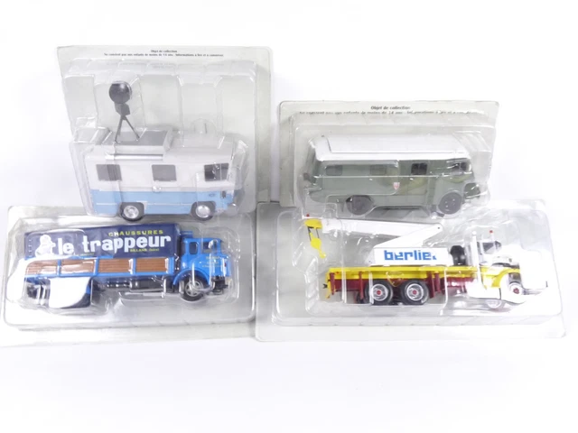Minialuxe 1/43. Berliet Stradair porte-autos 1960 avec 5 Citroën 2CV