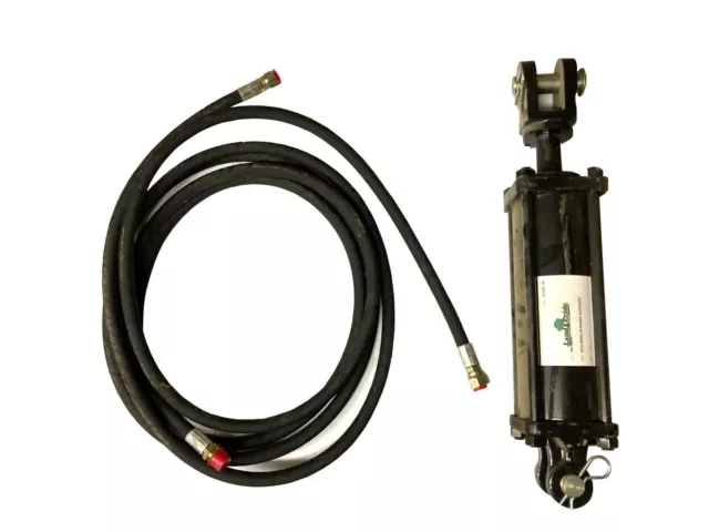 LAND PRIDE 300-081A 3-1/2 x 8" CYLINDER, HOSE AND FITTINGS