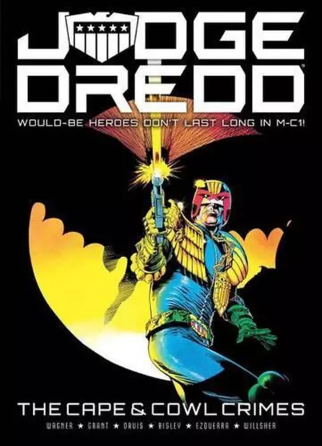 Judge Dredd: The Cape and Cowl Crimes by John Wagner (English) Paperback Book
