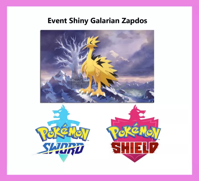 Square Shiny Galar Moltres, Articuno,Zapdos Legend Algeria