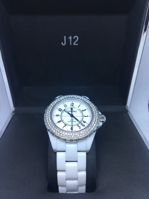 Chanel J12 Automatic Two-Row Diamond Bezel 38mm