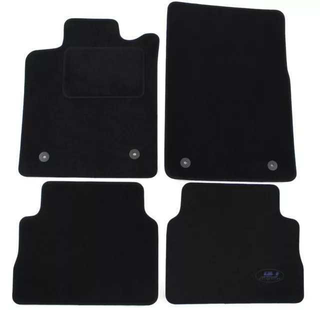 TAPIS DE SOL NOIR VELOURS SUR MESURE pour  OPEL VECTRA C 2002-2008  4 pcs