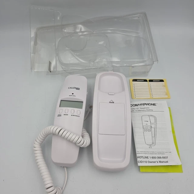 CONAIR CID110WCS Caller ID Telephone Corded Big Button Open Box £19.04 ...