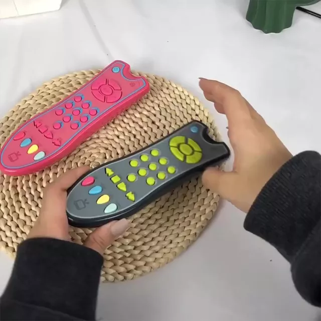 Simulation Musical Early Educational Toys 3 Language Modes TV Remote Control Toy 2