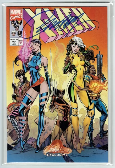 Astonishing X-Men #1B J Scott Campbell Exclusive Signed Nm Marvel Rogue Psylocke