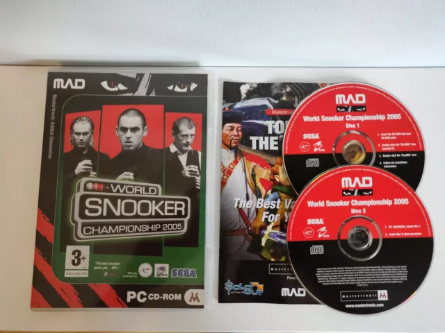 World Snooker Championship 2005 PC (2005) Complete *Very Good Condition*