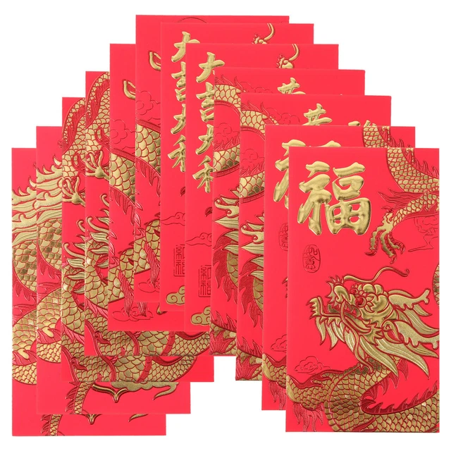 30 Pcs Papier Mondjahr Hong Bao Rote Umschläge Des Neuen Jahres