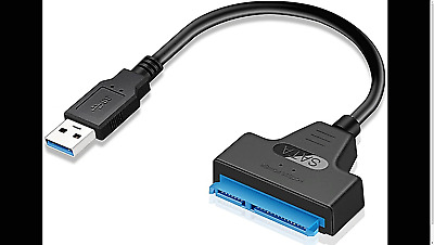 Câble Sata vers USB 3.0 Adaptateur de Disque Dur 2.5 pouces - Noir