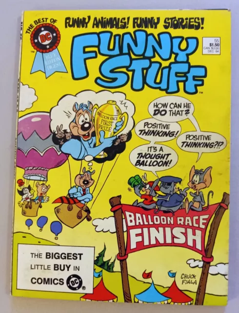 Best Of Dc Blue Ribbon Digest #55, Funny Stuff, Fn-Vf, Copper Age, 1984