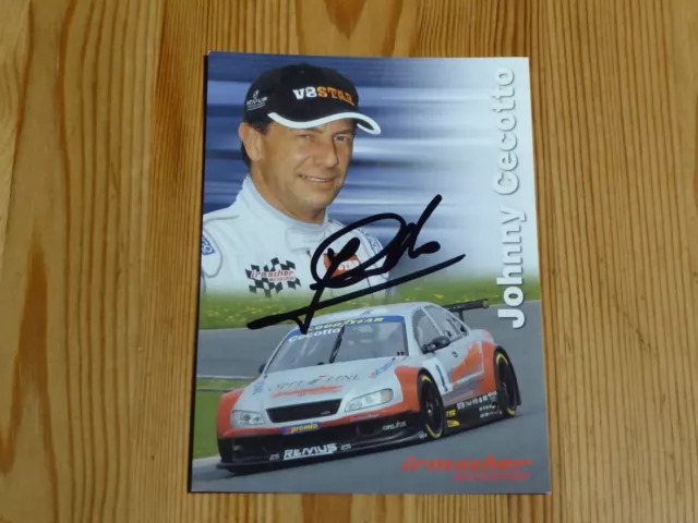 1 Autogramm V8 Star 2002 Johnny Cecotto Irmscher Motorsport Meister 2002