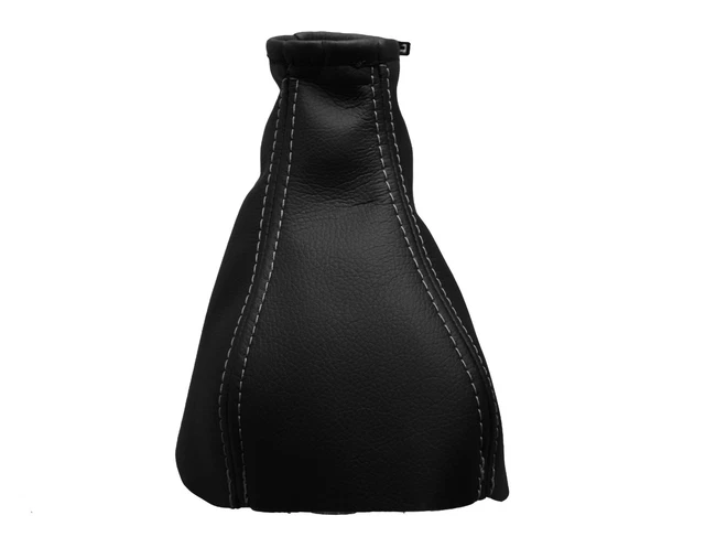 Cuffia Leva Cambio In Vera Pelle Per Citroen C4 Picasso 2006-2013 - Nero Elegante - Foto 2