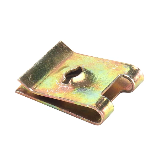 50PCS Rustproof Speed Fasteners Screw U Clips Spire Auto Captive Nut Clip