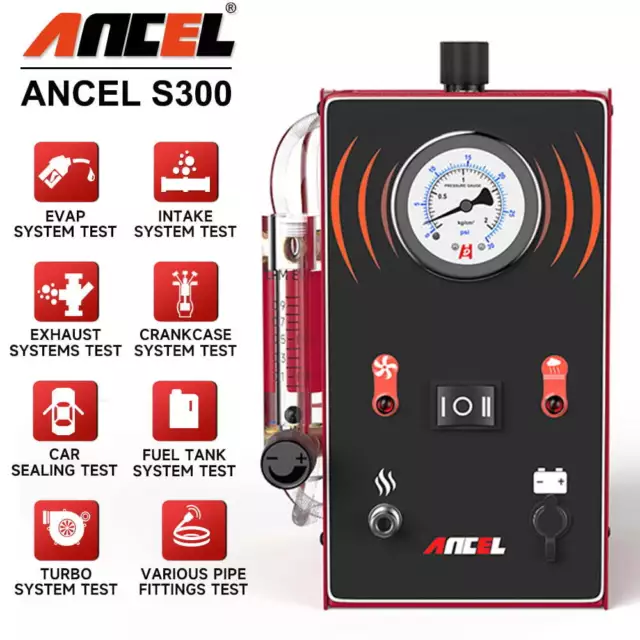 EVAP Smoke Machine Automotive Leak Detector Fuel Pipe System Diagnostic Tester