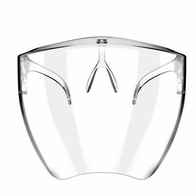 5x Face Shield Transparent Reusable Mask Glasses Visor Anti-Fog Clear Cover