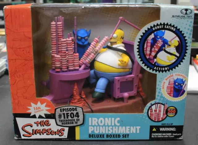 The SIMPSONS x McFarlane IRONIC PUNISHMENT DELUXE BOX SET MIB New SEALED Rare