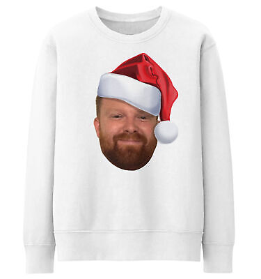 Funny Custom Face Santa Hat Sweater Personalised Christmas Gifts Men Women Xmas