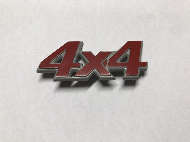 Scritta 4X4 Modanatura Lato Logo Stemma Fregio Rosso Fiat Panda 86 02 Scritta 4X4 Modanatura Lato Logo Stemma Fregio Rosso Fiat Panda 86 02