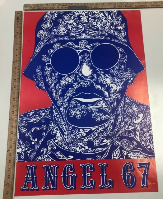 VINTAGE POSTER Hells Angel 67 Libra Co. GONZO Hunter S Thompson Drugs Biker Club
