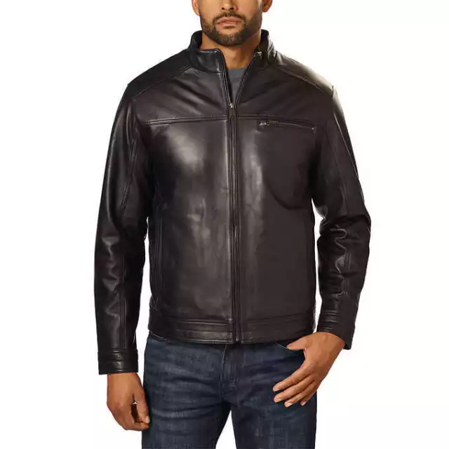 Boston harbour leather jacket 1134510 deals