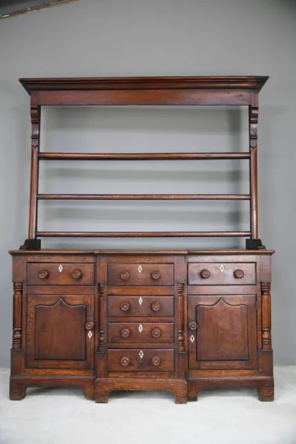 Antique Georgian Oak Dresser Kitchen Dining Room