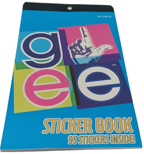 Glee TV Show Sticker Book 95 Stickers 2010 Lea Michele Cory Monteith New Glee TV Show Sticker Book 95 Stickers 2010 Lea Michele Cory Monteith New
