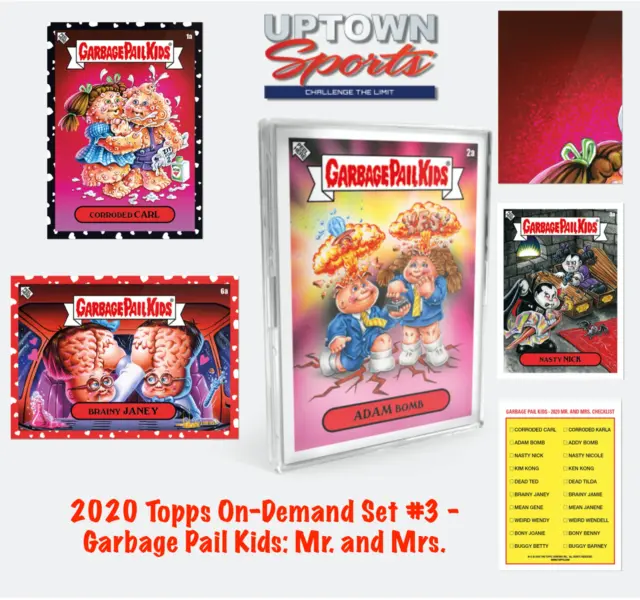 2020 Topps On-Demand Set #3 – Garbage Pail Kids: Mr. and Mrs. - PICK YOUR CARDS