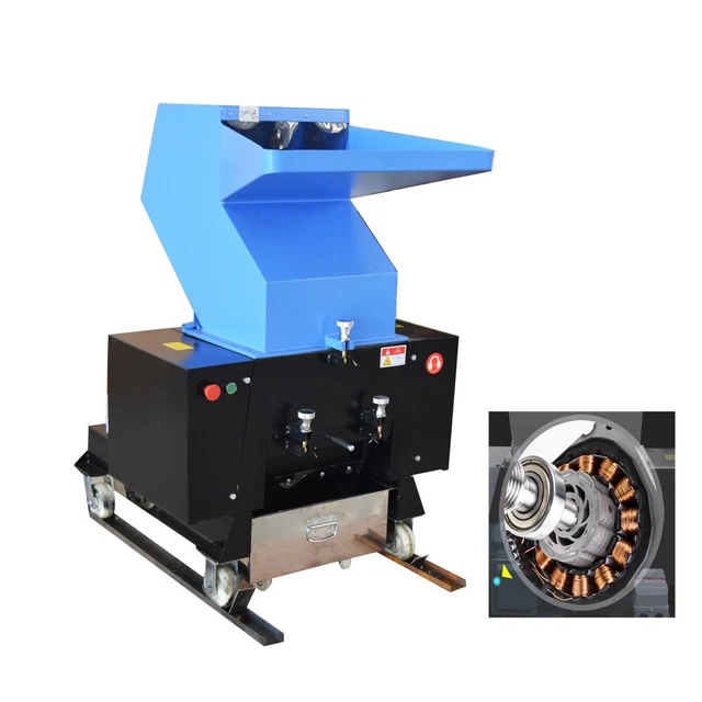 220V Plastic Shredder Plastic Bottle Crusher Powerful Granulators 7.5KW 60HZ